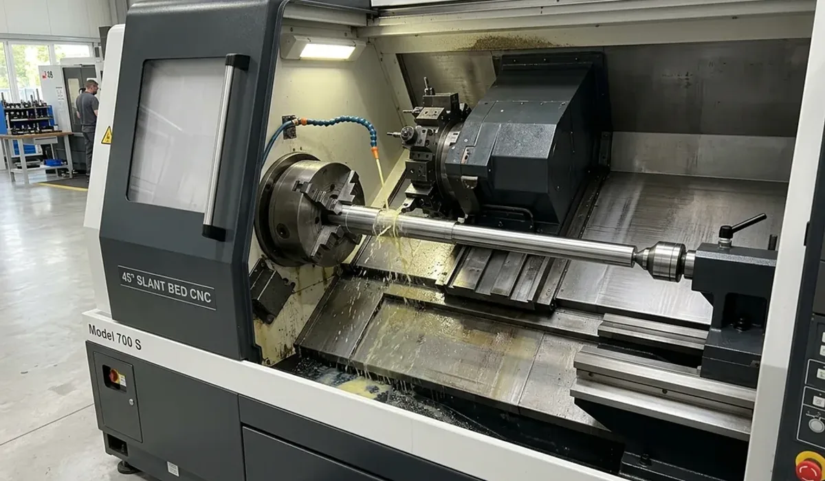 Slant Bed vs Flat Bed CNC Lathe: Rigidity, Chip Evacuation & Long-Term TCO Analysis